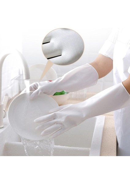 Kuş Stili L Boyutu Kadın Su Geçirmez Kauçuk Lateks Bulaşık Eldiveni Mutfak Dayanıklı Temizlik Ev Işleri Bulaşık Yıkama Araçları (Yurt Dışından) fiyatları