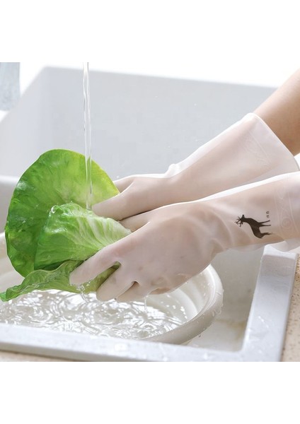 No.3 Tarzı L Boyutu Dayanıklı Bulaşık Yıkama Eldiveni Mutfak Temizlik Eldiveni Kauçuk Eldiven Banyo Temizleme Nitril Eldiven Çamaşır Aracı (Yurt Dışından) indirimleri