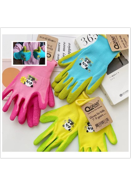 Yeşil Stil S Beden Çocuklar Küçük Çocuk Genç Bahçe Güvenlikli Kauçuk Kaplı Eldivenler, Kendin Yap, 3-12 Yaş Arası, Avuç Içi Doğal Lateks Kaplı (Yurt Dışından) modelleri