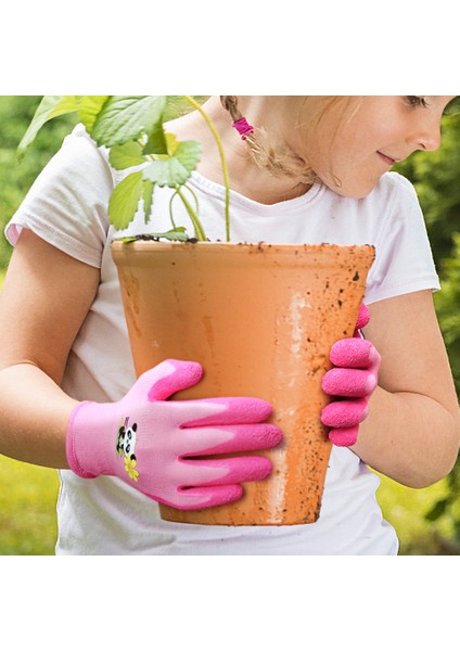 Yeşil Stil S Beden Çocuklar Küçük Çocuk Genç Bahçe Güvenlikli Kauçuk Kaplı Eldivenler, Kendin Yap, 3-12 Yaş Arası, Avuç Içi Doğal Lateks Kaplı (Yurt Dışından) fırsatları