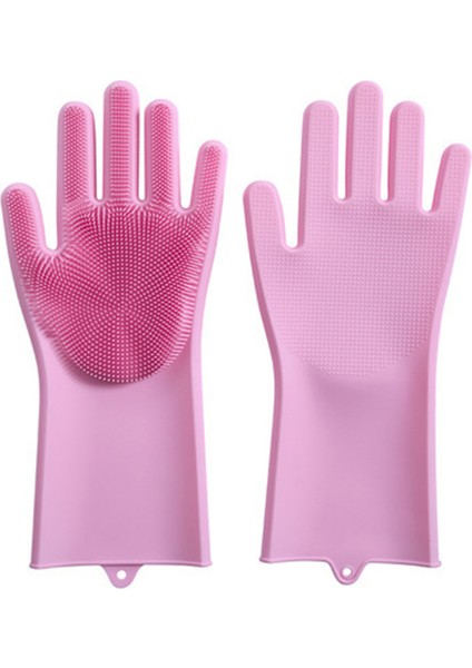 Pembe Işık Lateks Tarzı Temizlik Eldiveni Çok (Yurt Dışından)