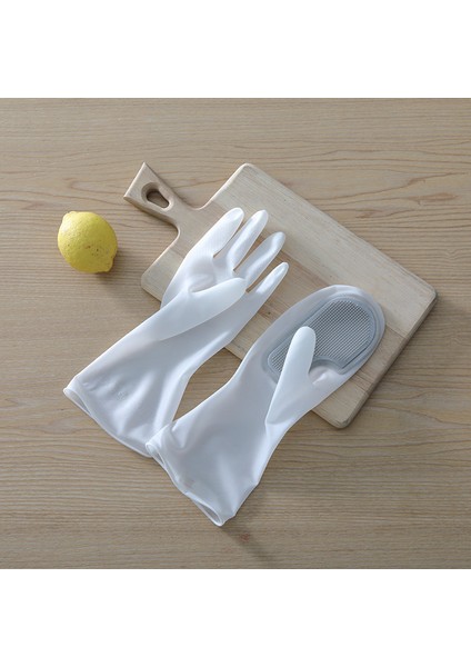 No.3 Tarzı 32CM Çok Fonksiyonlu Sihirli Fırça Bulaşık Eldiveni Lastik Mutfak Ev Işleri Temizlik Silikon Su Geçirmez Eldiven (Yurt Dışından)