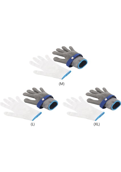 M Tarzı 1 Adet Paslanmaz Çelik Eldiven Kesilmeye Dayanıklı El Koruyucu Çelik Iş Eldiveni Erkek Kadın Için Işçilik Bahçe Mutfak Kasap Aracı (Yurt Dışından) indirimleri