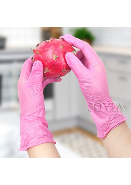20 Adet Tarzı L Boyutu Pembe Tek Kullanımlık Nitril Eldiven El Koruma Güvenlik Eldiveni Iş Mutfak Pişirme Bulaşık Bakım Eldiveni Lateks Ücretsiz S M L 100 (Yurt Dışından) indirimleri