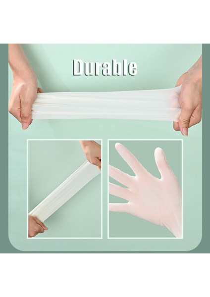 12 INÇ-50PCS-PEMBE Tarzı M Boyutu Mutfak Araçları Için Kalın Nitril Eldiven Gıda Sınıfı Ev Temizliği Eldivenleri - (Yurt Dışından) indirimleri