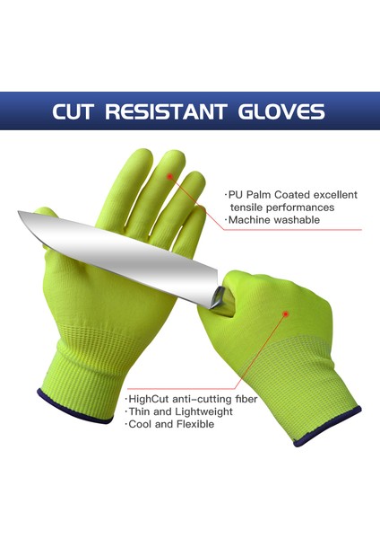 Gri-1 Çift Stili S Beden Kesilmeye Karşı Eldiven Yüksek Dayanıklılık Seviye 5 Koruma Mutfak Kesici Eldiveni Balık Et Kesme Güvenlik Eldivenleri (Yurt Dışından) fırsatları