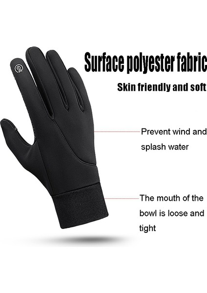 Gri Tarzı M Boyutu Kış Örgü Dokunmatik Eldiven Sıcak Örgü Eldiven Kaymaz Esnek Eldiven Erkek ve Kadınlar Için Termal Eldiven, Su Geçirmez Eldivenler (Yurt Dışından) modelleri