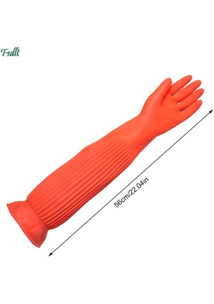 3 Çift Tarzı 38CM (15INÇ) Su Geçirmez Ev Eldiveni Iş Eldiveni Su Lastik Eldiven Ev Işleri Mutfak Araçları (Yurt Dışından) fırsatları