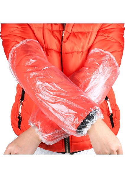 Zor Para 50 Adet Tarzı 100 Adet Tek Kullanımlık Kolluk Su Geçirmez ve Anti-Leke Şeffaf Plastik Kalın Mutfak Ev Iş Yetişkin Kolluk - Amac: (Yurt Dışından) fiyatları