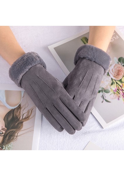 Camgöbeği Stili 22X17CM Kış Sıcak Eldiven Erkek ve Kadın Sevimli Polar Kalın Eldiven Mutfak Koruyucu Kapak Dış Mekan Sporları Dokunmatik Ekran Eldivenleri (Yurt Dışından) indirimleri