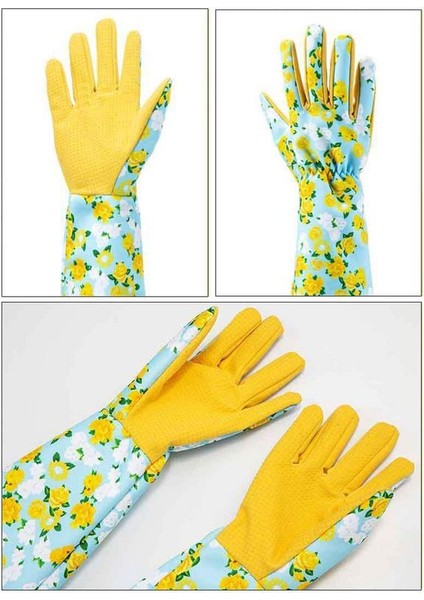 Beyaz Stil Bahçe Eldiveni Çiçek Desenli Bahçe Çalışma Eldiveni Diken Geçirmez Bahçe Eldiveni Fidan Dikme Budama Iş Eldiveni Bahçe Hediyeleri (Yurt Dışından) fırsatları