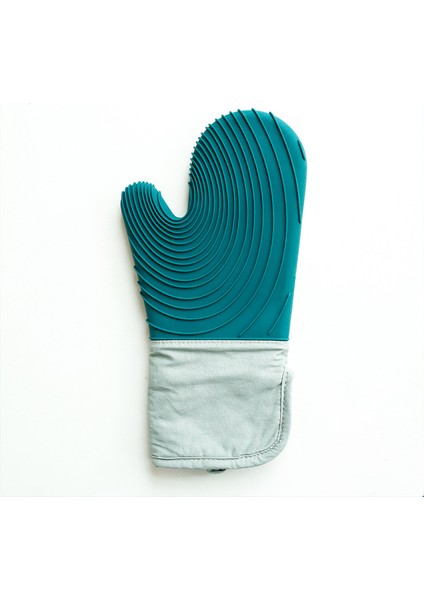 Göl Mavisi Tarzı 33X11,5 cm Silikon Pamuk Bulaşık Yıkama Sünger Kauçuk Temizlik Eldiveni Mutfak Temizliği 1 Adet (Yurt Dışından)