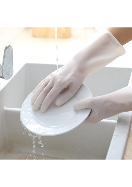 38CM-2 Çift Tarzı M Boyutu 2 Çift Set Nitril Eldiven Gıda Sınıfı Su Geçirmez Silikon Ev Işleri Mutfak Temizlik Bulaşık Yıkama Sünger (Yurt Dışından) fiyatları