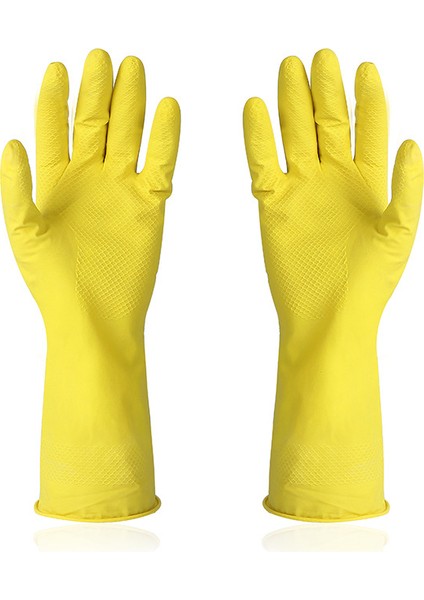 Sarı Stil Xl Boyutu Ev Temizliği Eldiveni Lateks Temizlik Eldiveni Yıkama Lastik Ince Bölüm Mutfak Leke Tutmayan Eldiven Temizlik Malzemeleri Banyo (Yurt Dışından)