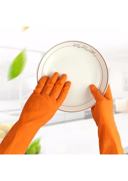 Sarı Stil Xl Boyutu Ev Temizliği Eldiveni Lateks Temizlik Eldiveni Yıkama Lastik Ince Bölüm Mutfak Leke Tutmayan Eldiven Temizlik Malzemeleri Banyo (Yurt Dışından) modelleri