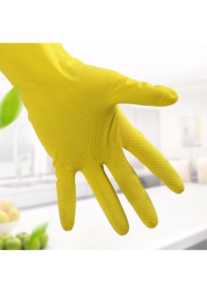Sarı Stil Xl Boyutu Ev Temizliği Eldiveni Lateks Temizlik Eldiveni Yıkama Lastik Ince Bölüm Mutfak Leke Tutmayan Eldiven Temizlik Malzemeleri Banyo (Yurt Dışından) indirimleri