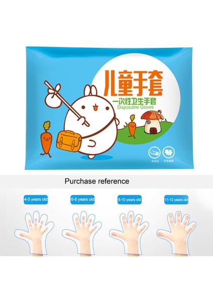 Çocuklar Için Şeffaf Ev Temizlik Restoran Mutfak Mangal Tek Kullanımlık Eldiven Ev Pe Kaymaz (Yurt Dışından) modelleri