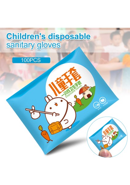 Çocuklar Için Şeffaf Ev Temizlik Restoran Mutfak Mangal Tek Kullanımlık Eldiven Ev Pe Kaymaz (Yurt Dışından) fırsatları