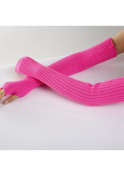 Sarı Stil UZUNLUK-52CM Yeni Uzun Parmaksız Eldiven Kadınlar Kış Isıtıcı Örme Kol Kapağı Ince Rahat Yumuşak Kız Gotik Kıyafetler Kadın Punk Gotik Eldiven (Yurt Dışından) indirimleri