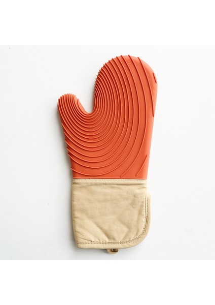 Tuğla Kırmızısı Tarzı 33X11,5 cm Silikon Pamuk Bulaşık Yıkama Sünger Kauçuk Temizlik Eldiveni Mutfak Temizliği 1 Adet (Yurt Dışından)