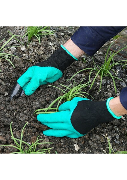 Pençe Stiliyle Sağ El Bahçe Eldiveni Tırnaklı Abs Plastik Bahçe Kauçuk Eldiven Bahçe Kazma Dikim Dayanıklı Su Geçirmez Iş Eldiveni Açık Hava (Yurt Dışından) fiyatları