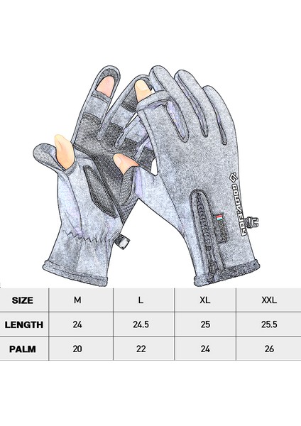 No.7 Tarzı M Boyutu Termal Eldiven Kış Dış Mekan Bisiklet Balıkçılık Eldiveni Erkeklerin Fotoğrafçılık Dokunmatik Ekran Polar Polar Yarım Parmak Flip Eldiven (Yurt Dışından) indirimleri