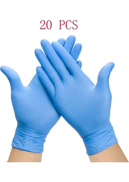 Kırmızı Stil M Boyutu Siyah Eldiven Mutfak Tek Kullanımlık Lateks Eldivenler Guantes Nitrilo Ev Mutfak Laboratuvar Bahçe Temizlik Eldivenleri (Yurt Dışından)