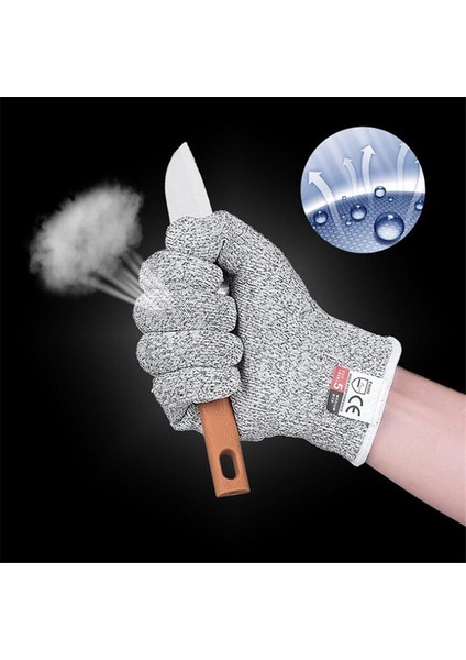 Kesilmeye Dayanıklı Stil S Beden Kesilmeye Karşı Dayanıklı Eldiven Seviye 5 Koruma Dokunmatik Eldiven Gıda Güvenliği Mutfak Eldiveni Dilimleme Pişirme Şef Bıçağı Balık Için (Yurt Dışından) fiyatları