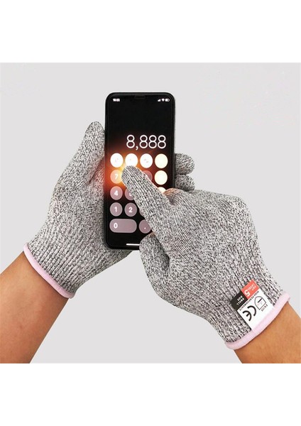 Kesilmeye Dayanıklı Stil S Beden Kesilmeye Karşı Dayanıklı Eldiven Seviye 5 Koruma Dokunmatik Eldiven Gıda Güvenliği Mutfak Eldiveni Dilimleme Pişirme Şef Bıçağı Balık Için (Yurt Dışından) modelleri