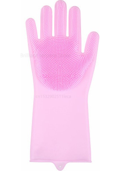 Pembe Sağ 1 Adet Tarzı Yjbd 65GPCS Çok Fonksiyonlu Eldiven Silikon Eldiven Bulaşık Eldiveni Araba Yıkama Eldiveni Kaymaz Yüksek Esneklik (Yurt Dışından)