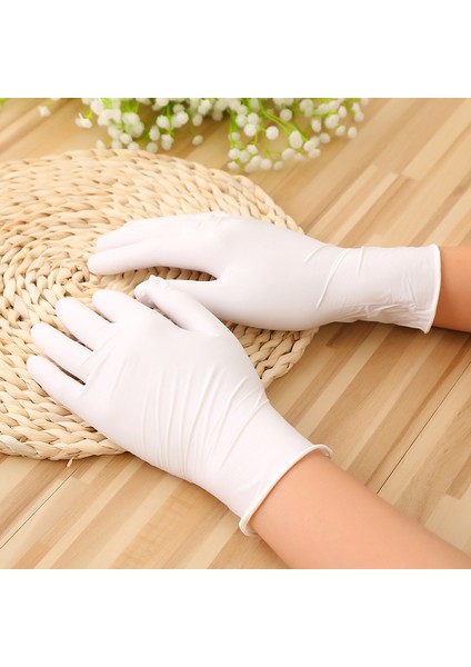 Xlwhitepurenitrileth Tarzı Tek Kullanımlık Eldiven, Nitril, Gıda Sınıfı Pvc, Şeffaf ve Dayanıklı Lateks Kauçuk, Nitril Eldiven, Ev Tipi Fabrika Için (Yurt Dışından)
