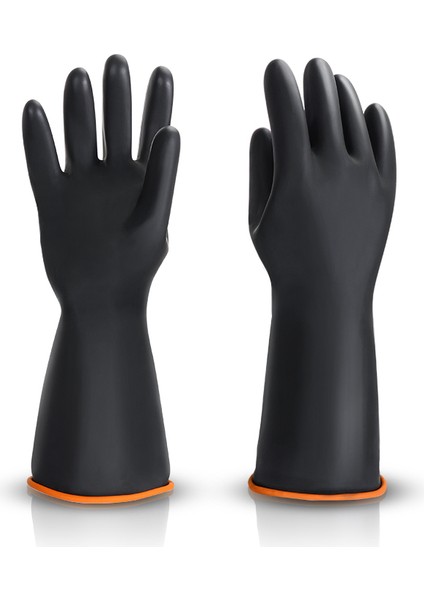 3 Çift Tarzı L Boyutu 32 cm Lateks Eldiven Iş Güvenliği Eldiveni Temizlik Aracı Eldiven Erkek Kadınlar Için Iş Ev Güvenlik Eldivenleri Temizlik Ev Aksesuarı (Yurt Dışından)