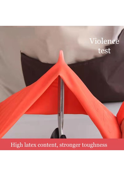 45 cm Akın Tarzı M Boyutu 45 cm Kışlık Artı Kadife Sıcaklık Tümü Bir Arada Kadife Kauçuk Lateks Eldiven Su Geçirmez ve Dayanıklı Ev Işleri Bulaşık ve Çamaşır Yıkama Eldiveni (Yurt Dışından) fırsatları