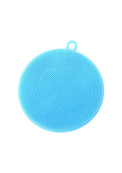 Mavi Yuvarlak Tarz 1 Çift 1 Çift Bulaşık Yıkama Temizlik Eldiveni Sihirli Silikon Kauçuk Bulaşık Yıkama Eldiveni Ev Temizleyici Mutfak Temiz Aracı Sünger (Yurt Dışından)