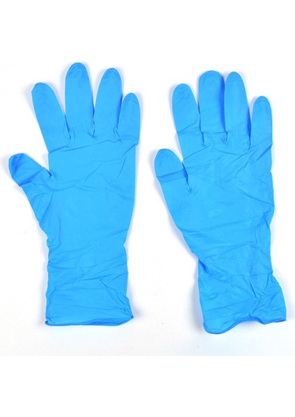 Siyah Stil M Boyutu Mutfak Bulaşık Makinesi Temizlik Ev Için Mavi Beyaz Renkli 9 Inç Nitril Tek Kullanımlık Eldiven (Yurt Dışından) indirimleri