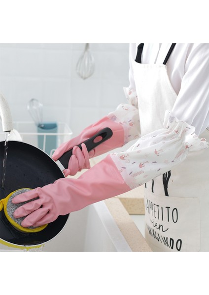 N999 Yeşil Tarzı L Boyutu 1 Çift Kalınlaştırılmış Bulaşık Eldiveni Mutfak Aşınmaya Dayanıklı Lateks Kauçuk Çamaşır Suyu Geçirmez Plastik Ev Dayanıklı Kase Fırça (Yurt Dışından) fiyatları