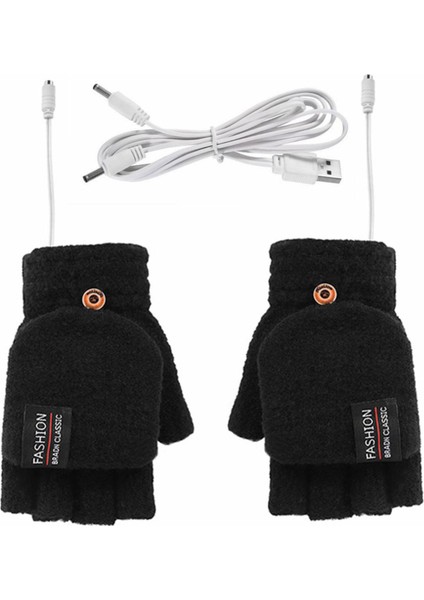 B Tarzı USB Elektrik Isıtmalı Eldiven Kış El Isıtıcı Eldiveni Dayanıklı Rahat Dış Mekan Sporları Için (Yurt Dışından)