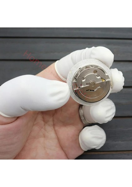 Sarı Stil 100 Adet Kokusuz Lateks Parmak Kondomları Beyaz Baş Parmak Eldivenleri Güzellik Saat Tamiri Işleri Parmak Uçları Koruyucu Eldiven Çift Araç (Yurt Dışından) indirimleri