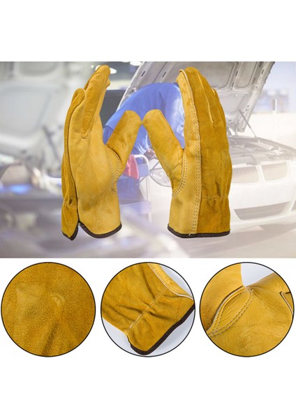 Resim Stili Olarak L Boyutu Yeni Erkek Iş Eldivenleri Inek Derisi Sürücü Güvenlik Koruma Giyim Güvenlik Işçileri Kaynakçılık Moto Eldivenleri Için Erkekler (Yurt Dışından) modelleri