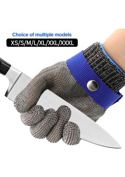 Xl Tarzı Paslanmaz Çelik Eldiven Kesilmeye Dayanıklı El Koruyucu Çelik Tel Eldiven Erkek Kadınlar Için Işçilik Bahçecilik Mutfak Kasap El Aletleri Eldivenleri (Yurt Dışından) fiyatları