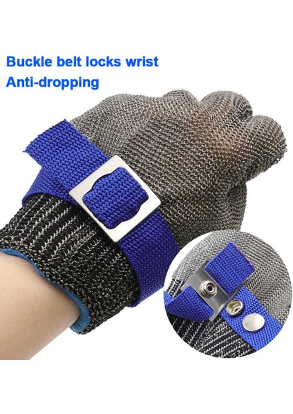 Xl Tarzı Paslanmaz Çelik Eldiven Kesilmeye Dayanıklı El Koruyucu Çelik Tel Eldiven Erkek Kadınlar Için Işçilik Bahçecilik Mutfak Kasap El Aletleri Eldivenleri (Yurt Dışından) indirimleri