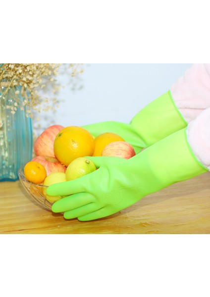 Yeşil Tarzı S Beden Kadınlar Için Kauçuk Lateks Bulaşık Eldiveni Su Geçirmez Evde Mutfak Temizliği Sebze Temizliği Elbise Yıkama Için Ideal (Yurt Dışından) modelleri