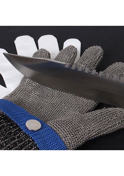 Gri Tarzı S-1 Adet Kesilmeye Karşı Koruyucu Paslanmaz Çelik Eldiven Çalışma Anti Kesici Kasap Işçisi Için Nefes Alabilen Metal Örgü Güvenlik Eldiveni (Yurt Dışından) fiyatları