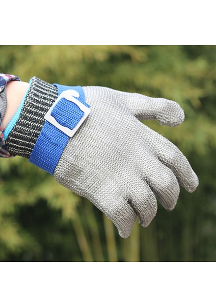 Gri Tarzı S-1 Adet Kesilmeye Karşı Koruyucu Paslanmaz Çelik Eldiven Çalışma Anti Kesici Kasap Işçisi Için Nefes Alabilen Metal Örgü Güvenlik Eldiveni (Yurt Dışından) indirimleri