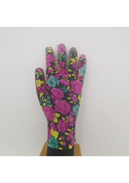 No.4 Stili M Boyutu 1 Çift Bahçe Eldiveni Kadın Çalışma Eldiveni Dikenlere Dayanıklı Kaymaz Dış Mekan Koruyucu Eldiven Nitril Temizlik Eldiveni (Yurt Dışından) indirimleri