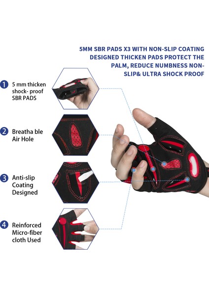 121 Renkli Gece Parıltısı Stili L Boyutu Moreok Bisiklet Eldiveni Nefes Alabilen 5mm Sıvı Jel Pedler Bisiklet Eldiveni Şok Emici Dağ Yol Bisiklet Eldiveni Erkek Kadınlar Için (Yurt Dışından) modelleri