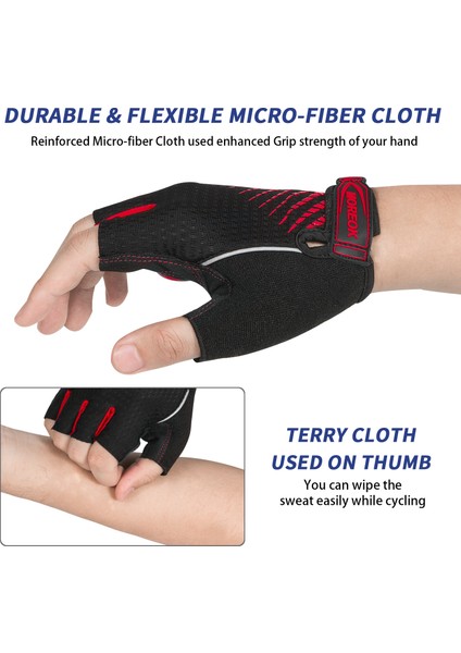 121 Renkli Gece Parıltısı Stili L Boyutu Moreok Bisiklet Eldiveni Nefes Alabilen 5mm Sıvı Jel Pedler Bisiklet Eldiveni Şok Emici Dağ Yol Bisiklet Eldiveni Erkek Kadınlar Için (Yurt Dışından) fırsatları