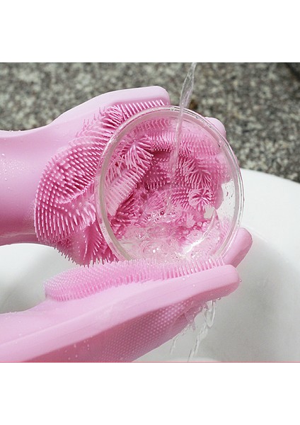 Sarı Tarzı 2 Adet Çok Fonksiyonlu Silikon Temizlik Eldiveni Mutfak Ev Için Bulaşık Yıkama Eldiveni Silikon Bulaşık Eldiveni (Yurt Dışından) fırsatları