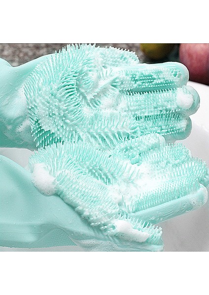 Sarı Tarzı 2 Adet Çok Fonksiyonlu Silikon Temizlik Eldiveni Mutfak Ev Için Bulaşık Yıkama Eldiveni Silikon Bulaşık Eldiveni (Yurt Dışından) indirimleri