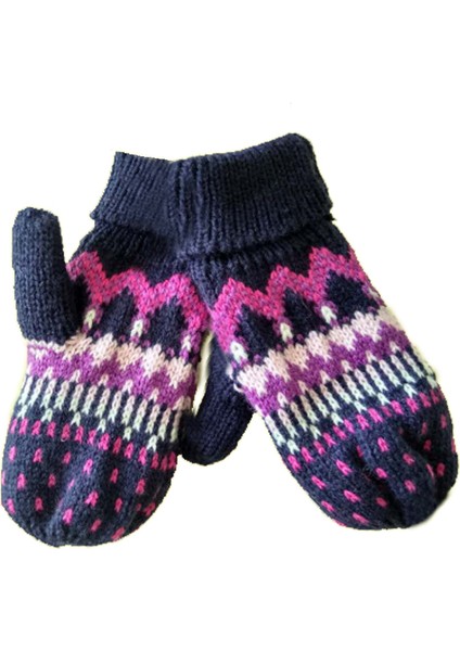 Beyaz Stil Tek Beden Herkese Uyar Kızlar Için Kış Sıcak Eldivenler Streç Örme Pamuk Karışımlı Tam Parmak Eldivenler Açık Kayma Sporları Etnik Jakarlı Moda Eldivenler (Yurt Dışından) fiyatları